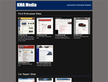 Tablet Screenshot of kmamedia.com